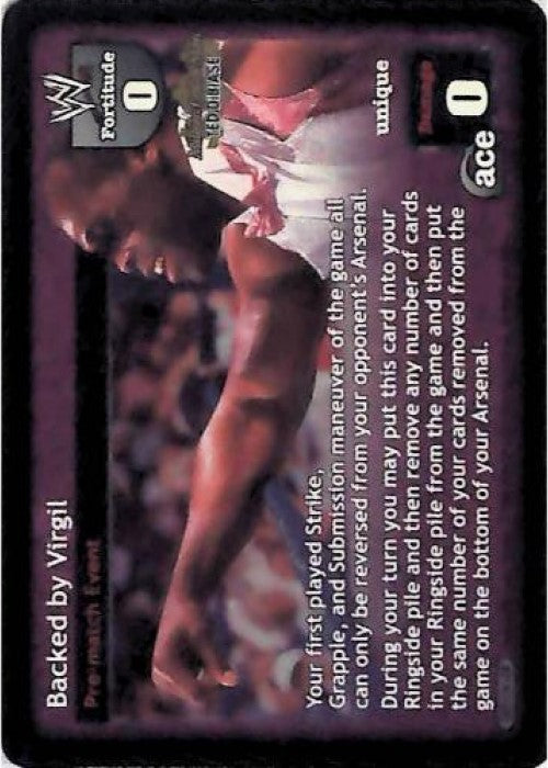 Raw Deal CCG | Backed by Virgil - Great American Bash | The Nerd Merchant