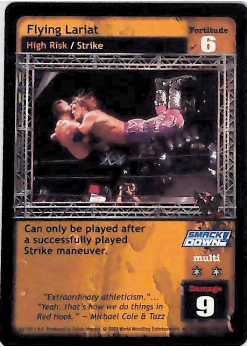 Raw Deal CCG | Flying Lariat - Insurrextion | The Nerd Merchant