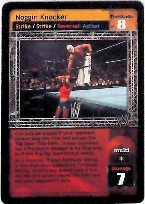Raw Deal CCG | Noggin Knocker - Insurrextion | The Nerd Merchant