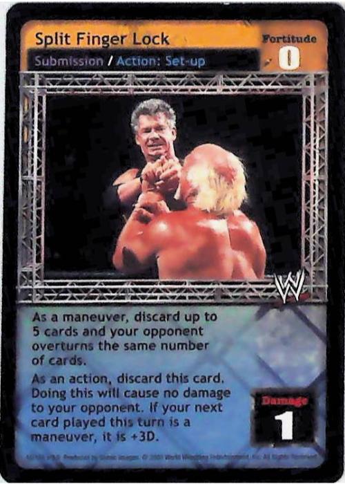 Raw Deal CCG | Split Finger Lock - Insurrextion | The Nerd Merchant
