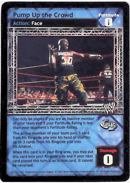 Raw Deal CCG | Pump Up the Crowd - Insurrextion | The Nerd Merchant