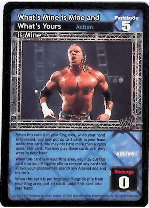 Raw Deal CCG | What’s Mine is Mine and What’s Yours is Mine - Insurrextion | The Nerd Merchant