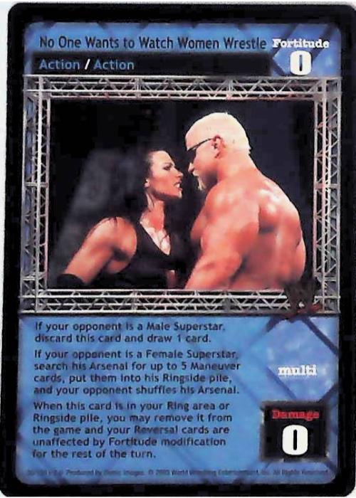 Raw Deal CCG | No One Wants to Watch Women Wrestle - Insurrextion | The Nerd Merchant