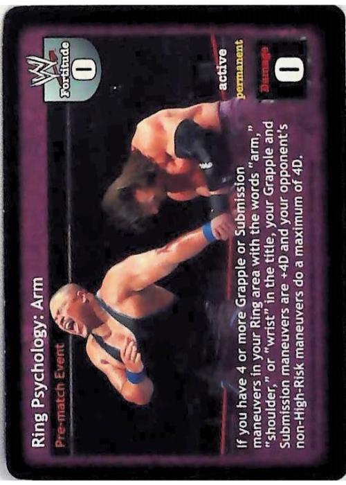Raw Deal CCG | Ring Psychology: Arm - Insurrextion | The Nerd Merchant