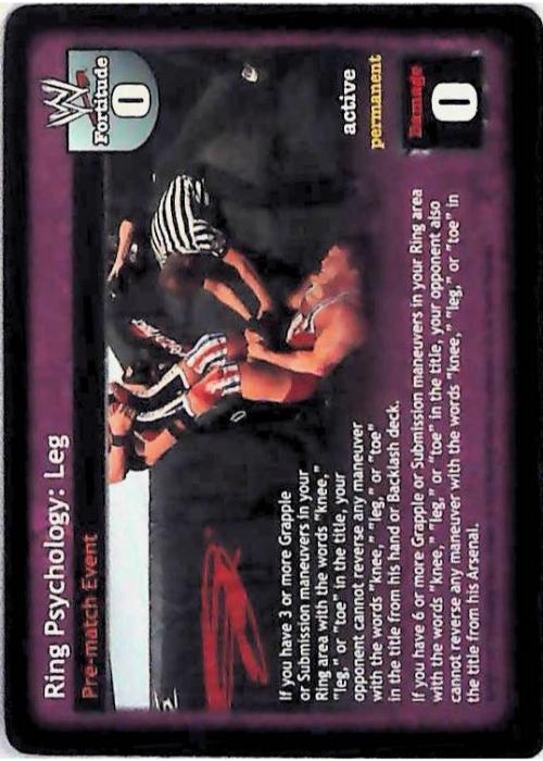 Raw Deal CCG | Ring Psychology: Leg - Insurrextion | The Nerd Merchant