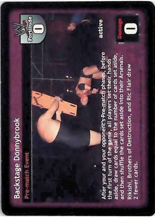 Raw Deal CCG | Backstage Donnybrook - Insurrextion | The Nerd Merchant