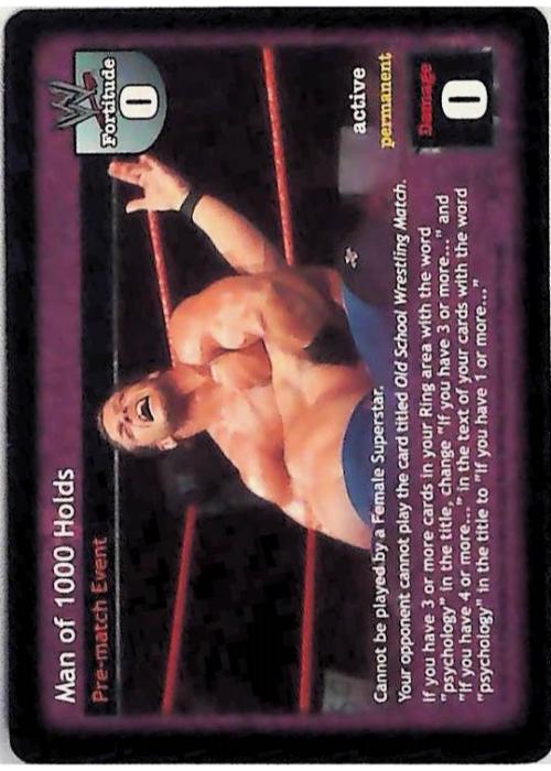 Raw Deal CCG | Man of 1000 Holds - Insurrextion | The Nerd Merchant