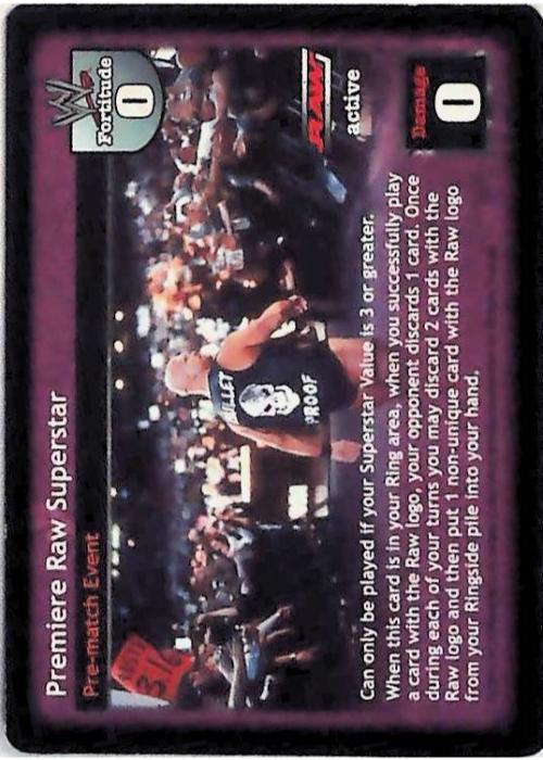 Raw Deal CCG | Premiere Raw Superstar - Insurrextion | The Nerd Merchant