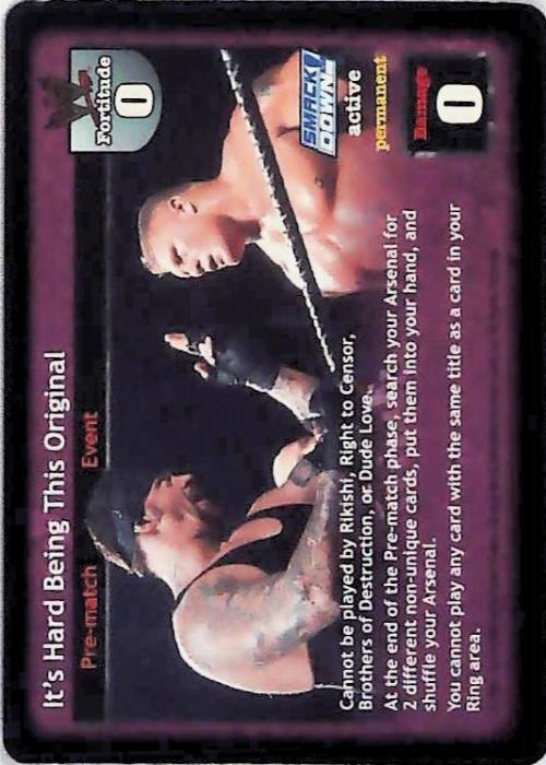 Raw Deal CCG | It’s Hard Being This Original - Insurrextion | The Nerd Merchant