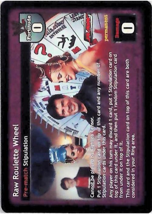 Raw Deal CCG | Raw Roulette Wheel - Insurrextion | The Nerd Merchant