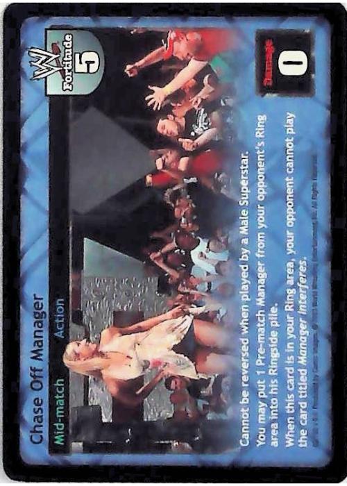 Raw Deal CCG | Chase Off Manager - Insurrextion | The Nerd Merchant