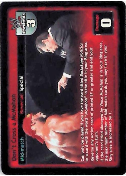 Raw Deal CCG | Don’t Cross a McMahon - Insurrextion | The Nerd Merchant