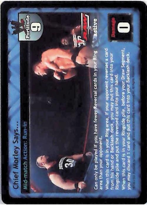 Raw Deal CCG | Chief Morley Says… - Insurrextion | The Nerd Merchant