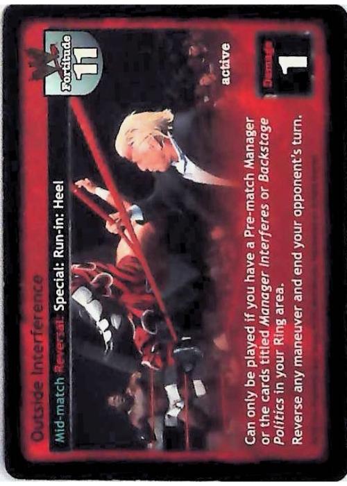Raw Deal CCG | Outside Interference - Insurrextion | The Nerd Merchant