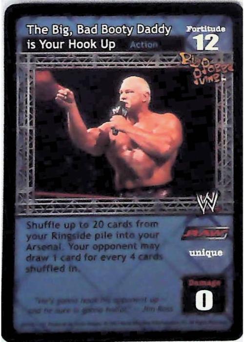 Raw Deal CCG | The Big, Bad Booty Daddy is Your Hook Up (Foil) - Insurrextion | The Nerd Merchant