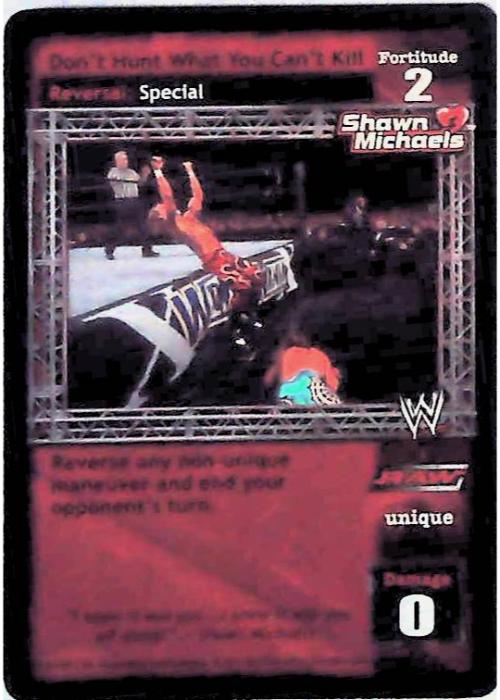 Raw Deal CCG | Don’t Hunt What You Can’t Kill (Foil) - Insurrextion | The Nerd Merchant