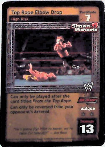Raw Deal CCG | Top Rope Elbow Drop (Foil) - Insurrextion | The Nerd Merchant