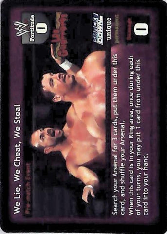 Raw Deal CCG | We Lie, We Cheat, We Steal - Insurrextion | The Nerd Merchant