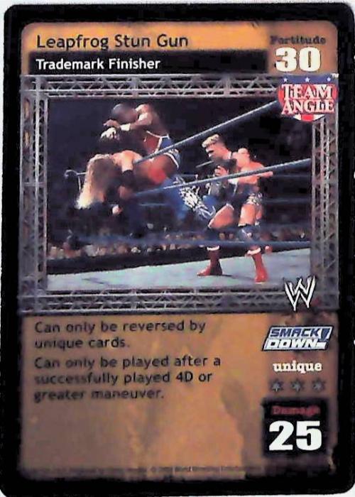 Raw Deal CCG | Leapfrog Stun Gun - Insurrextion | The Nerd Merchant