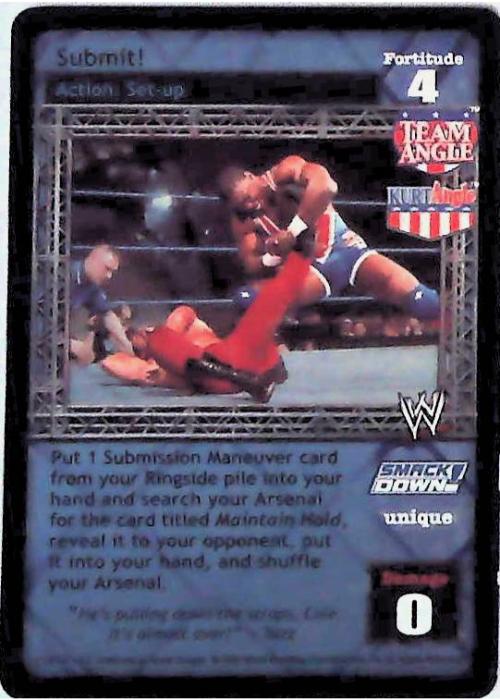 Raw Deal CCG | Submit! (Foil) - Insurrextion | The Nerd Merchant