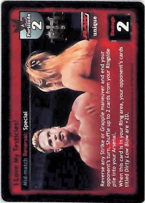 Raw Deal CCG | I Love My Testicles! - Insurrextion | The Nerd Merchant