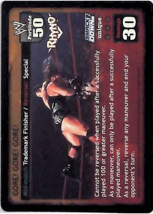 Raw Deal CCG | GORE! GORE! GORE! - Insurrextion | The Nerd Merchant