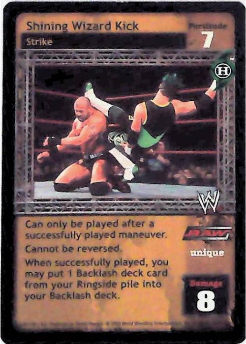 Raw Deal CCG | Shining Wizard Kick - Insurrextion | The Nerd Merchant