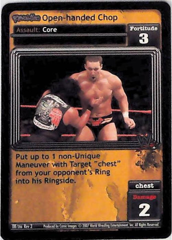 Raw Deal CCG | Revolution Open-handed Chop - Revloution 3: Judgement Day | The Nerd Merchant
