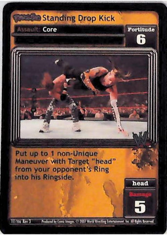 Raw Deal CCG | Revolution Standing Drop Kick - Revloution 3: Judgement Day | The Nerd Merchant