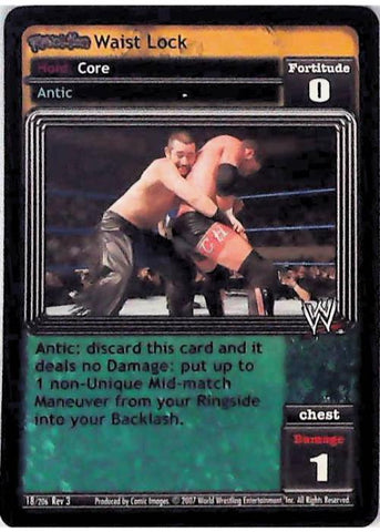Raw Deal CCG | Revolution Waist Lock - Revloution 3: Judgement Day | The Nerd Merchant