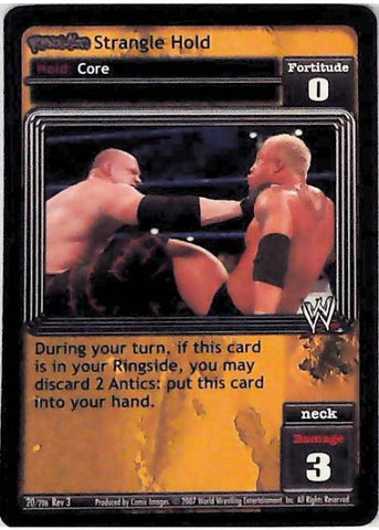 Raw Deal CCG | Revolution Strangle Hold - Revloution 3: Judgement Day | The Nerd Merchant