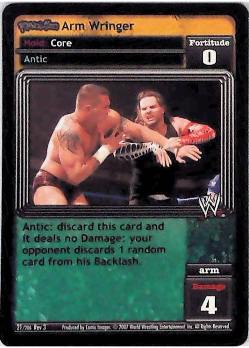 Raw Deal CCG | Revolution Arm Wringer - Revloution 3: Judgement Day | The Nerd Merchant