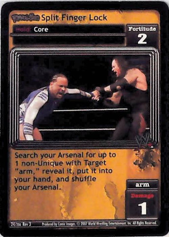 Raw Deal CCG | Revolution Split Finger Lock - Revloution 3: Judgement Day | The Nerd Merchant