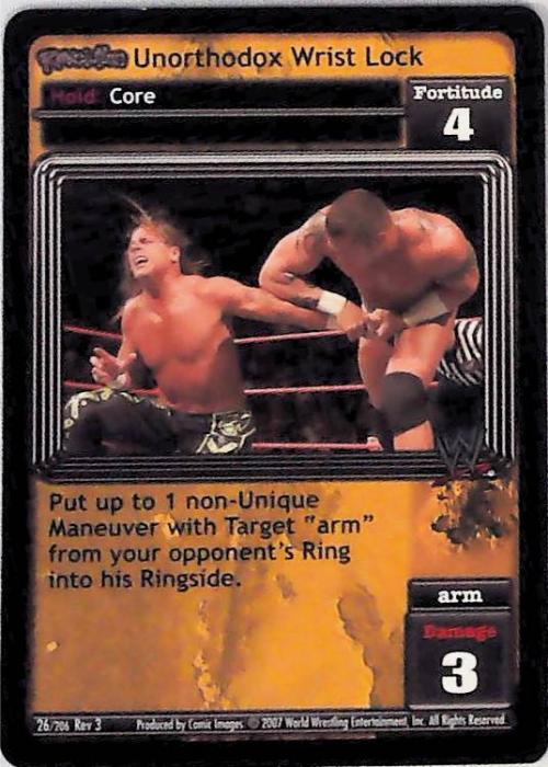 Raw Deal CCG | Revolution Unorthodox Wrist Lock - Revloution 3: Judgement Day | The Nerd Merchant