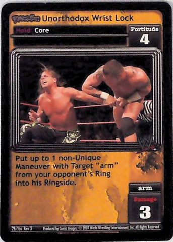 Raw Deal CCG | Revolution Unorthodox Wrist Lock - Revloution 3: Judgement Day | The Nerd Merchant