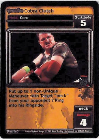 Raw Deal CCG | Revolution Cobra Clutch - Revloution 3: Judgement Day | The Nerd Merchant