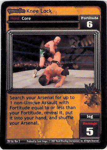 Raw Deal CCG | Revolution Knee Lock - Revloution 3: Judgement Day | The Nerd Merchant