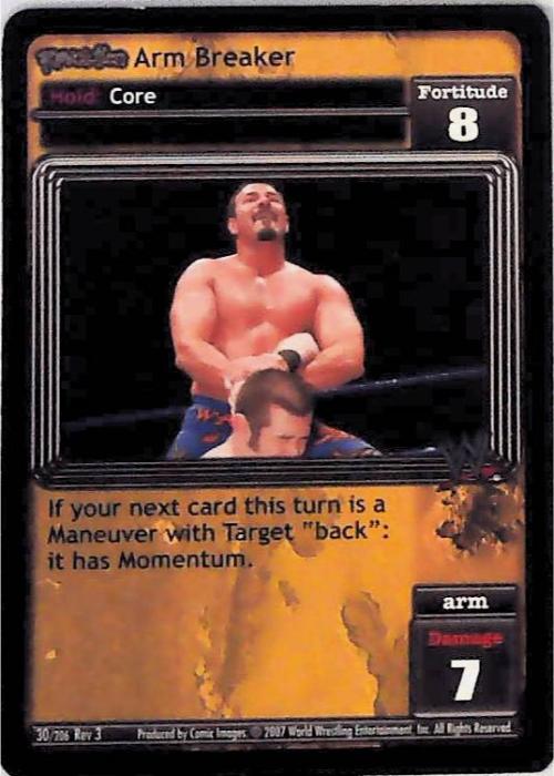 Raw Deal CCG | Revolution Arm Breaker - Revloution 3: Judgement Day | The Nerd Merchant