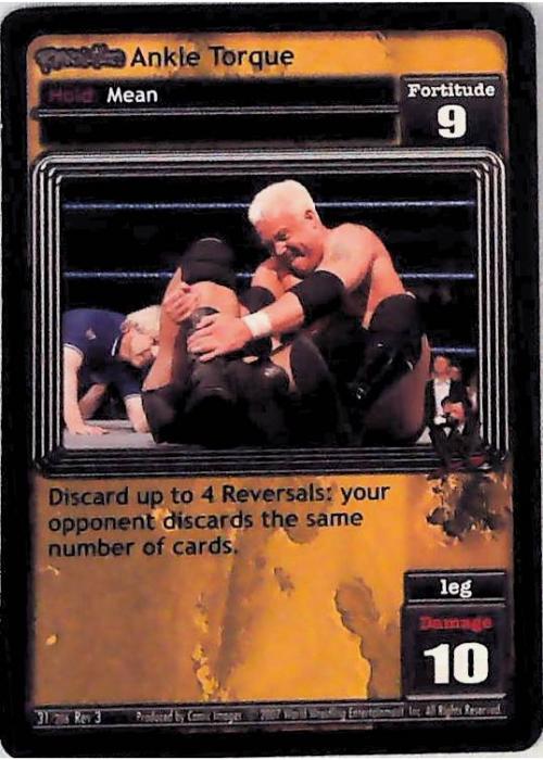 Raw Deal CCG | Revolution Ankle Torque - Revloution 3: Judgement Day | The Nerd Merchant