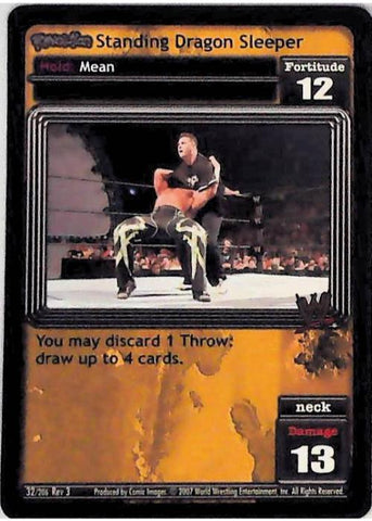 Raw Deal CCG | Revolution Standing Dragon Sleeper - Revloution 3: Judgement Day | The Nerd Merchant