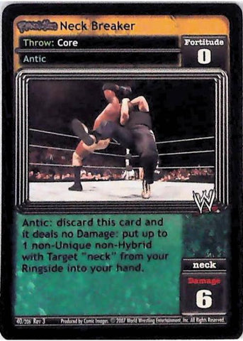 Raw Deal CCG | Revolution Neck Breaker - Revloution 3: Judgement Day | The Nerd Merchant