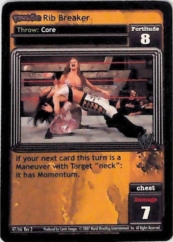 Raw Deal CCG | Revolution Rib Breaker - Revloution 3: Judgement Day | The Nerd Merchant