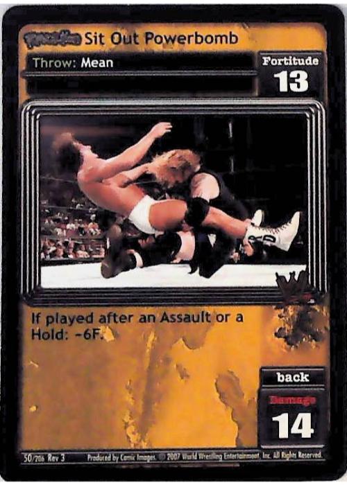 Raw Deal CCG | Revolution Sit Out Powerbomb - Revloution 3: Judgement Day | The Nerd Merchant