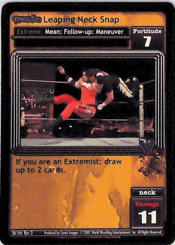 Raw Deal CCG | Revolution Leaping Neck Snap - Revloution 3: Judgement Day | The Nerd Merchant