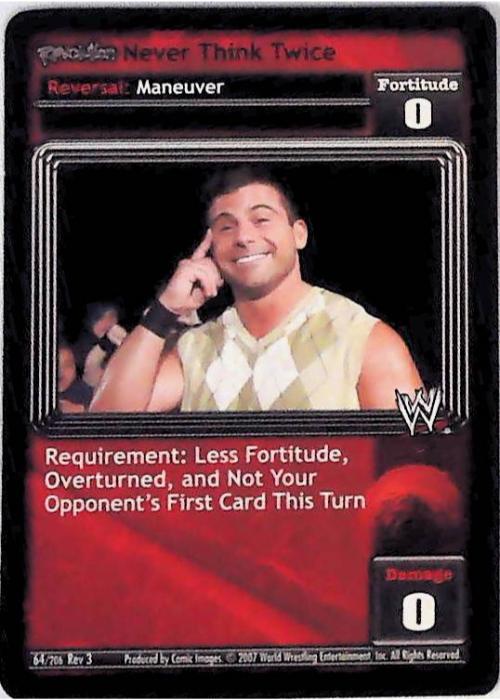 Raw Deal CCG | Revolution Never Think Twice - Revloution 3: Judgement Day | The Nerd Merchant