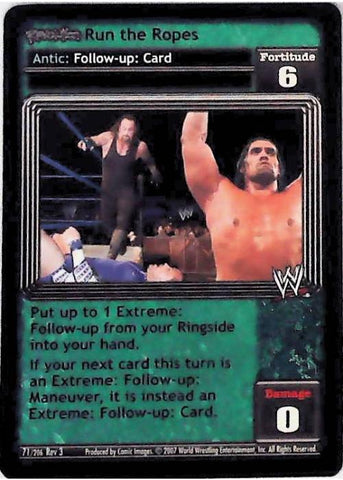 Raw Deal CCG | Revolution Run the Ropes - Revloution 3: Judgement Day | The Nerd Merchant