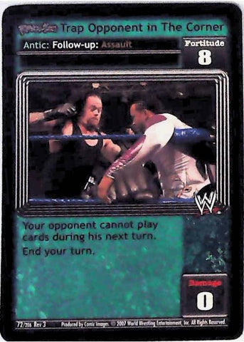 Raw Deal CCG | Revolution Trap Opponent in The Corner - Revloution 3: Judgement Day | The Nerd Merchant