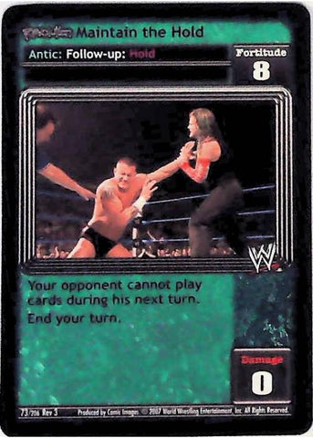 Raw Deal CCG | Revolution Maintain the Hold - Revloution 3: Judgement Day | The Nerd Merchant