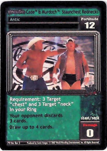 Raw Deal CCG | Revolution Cade™ & Murdoch™: Staunchest Rednecks - Revloution 3: Judgement Day | The Nerd Merchant
