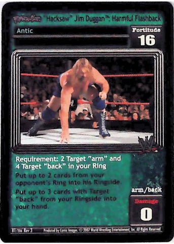 Raw Deal CCG | Revolution “Hacksaw” Jim Duggan™: Harmful Flashback - Revloution 3: Judgement Day | The Nerd Merchant